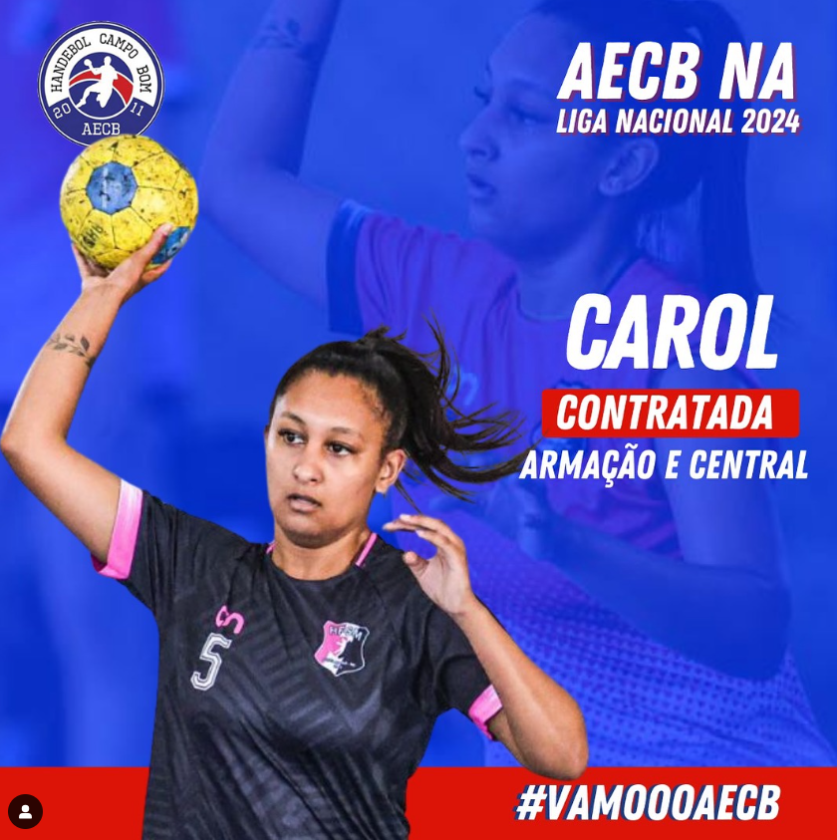 Carol reforça a AECB!