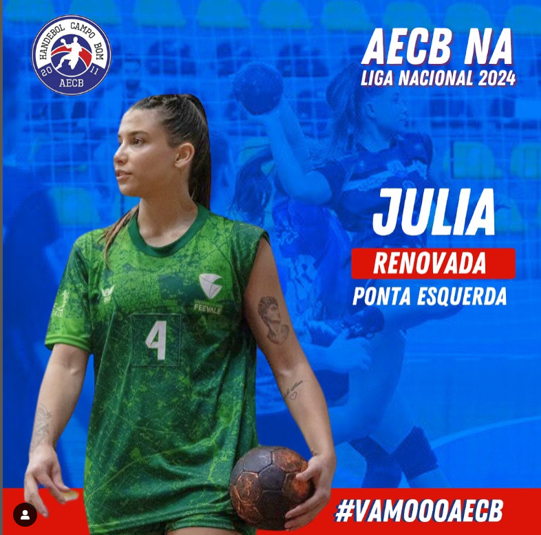 Ponta Júlia renova com a AECB